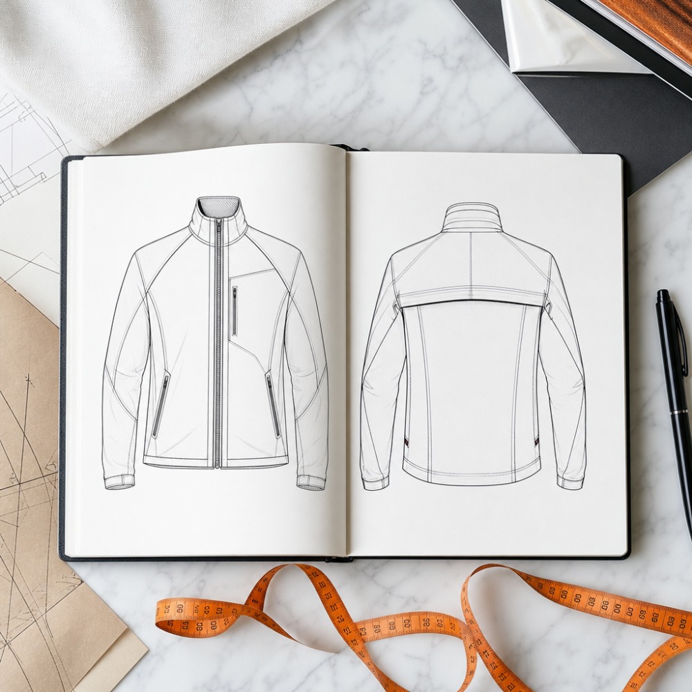 CAD Design & Sampling — manufacturing stage at Power Wear Industry