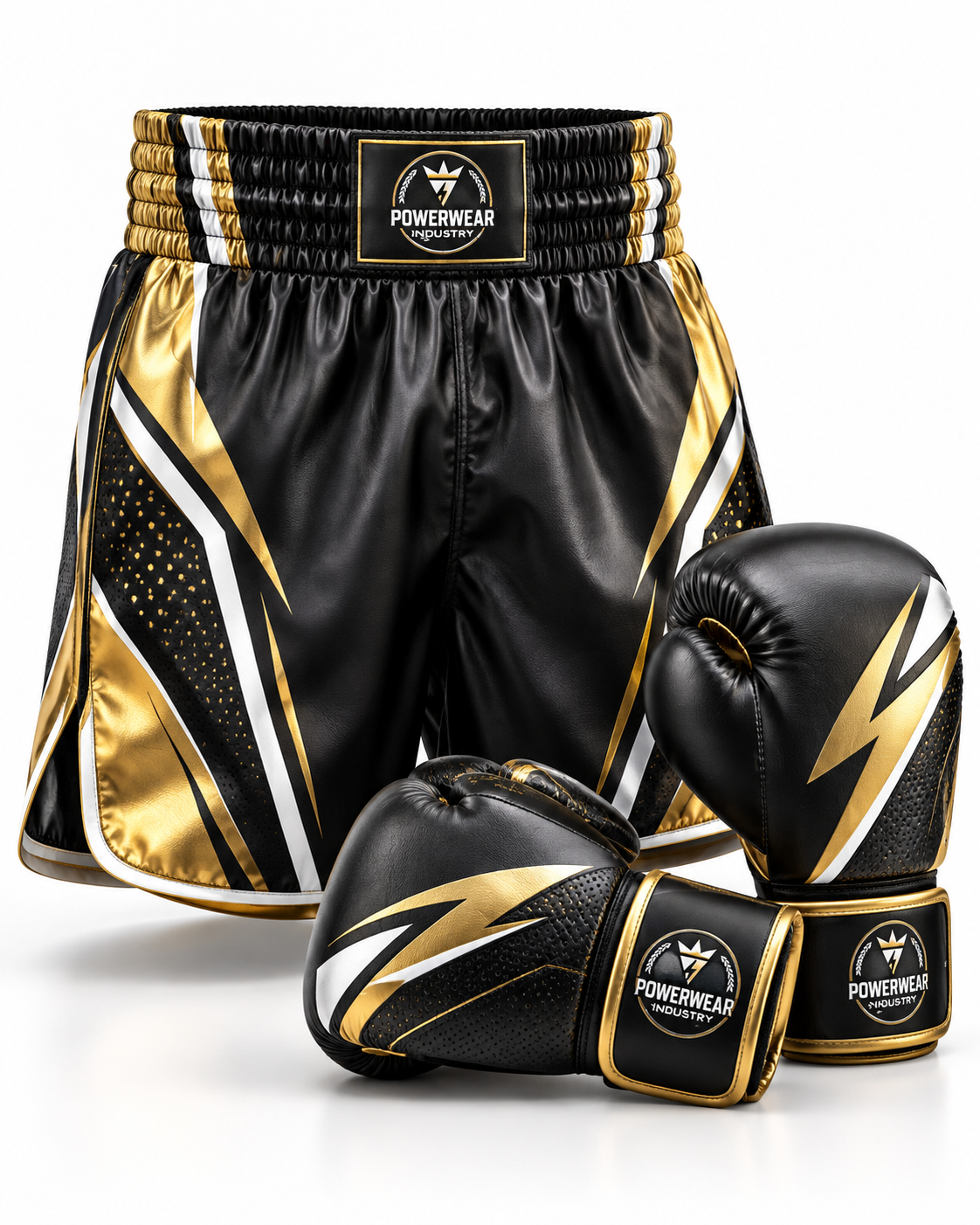 Wholesale All Black Premium Boxing Training Set - Custom Manufacturing | Power Wear Industry