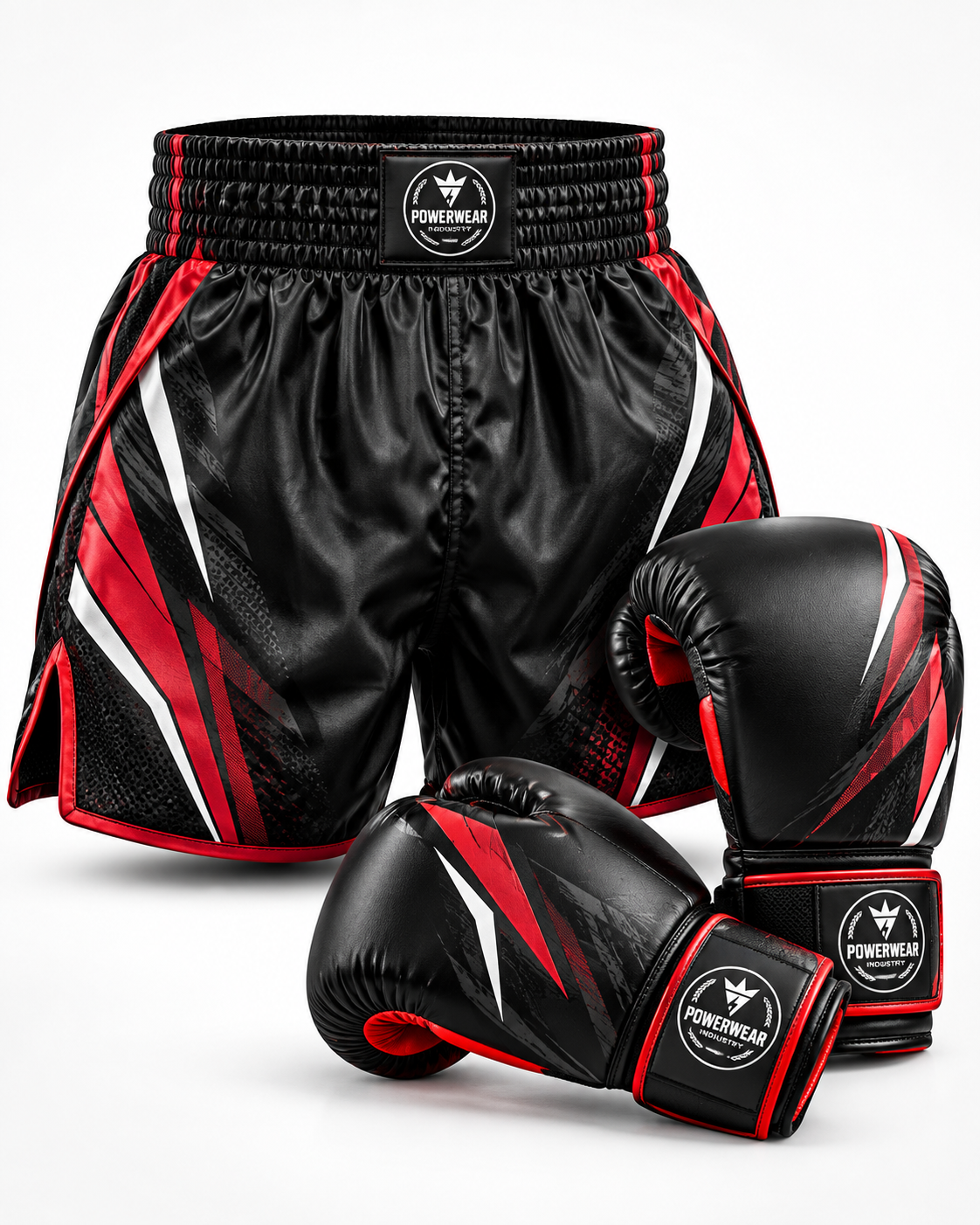 Wholesale Black Red Boxing Training Set - Custom Manufacturing | Power Wear Industry