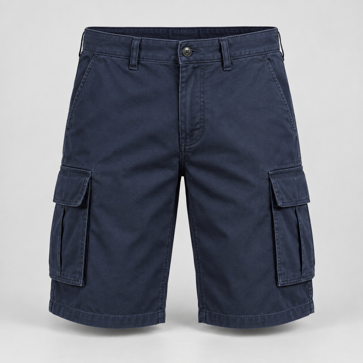 Navy Blue Cargo Shorts