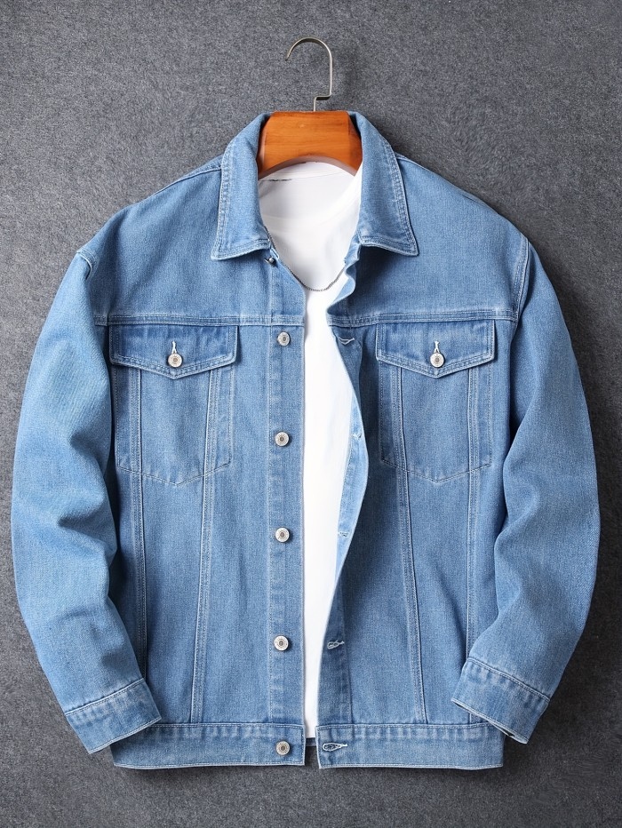 Wholesale Light Wash Vintage Denim Jacket - Custom Denim Manufacturing