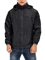 Wholesale Minimalist Light Grey Windbreaker - Custom Outerwear