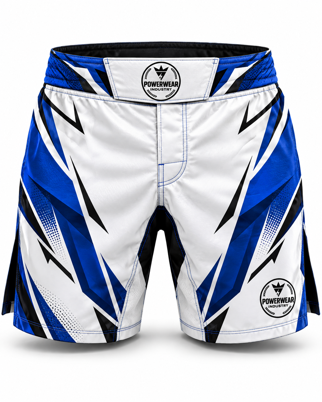 Wholesale Navy Gold MMA Fight Shorts - Custom Manufacturing | Power Wear Industry