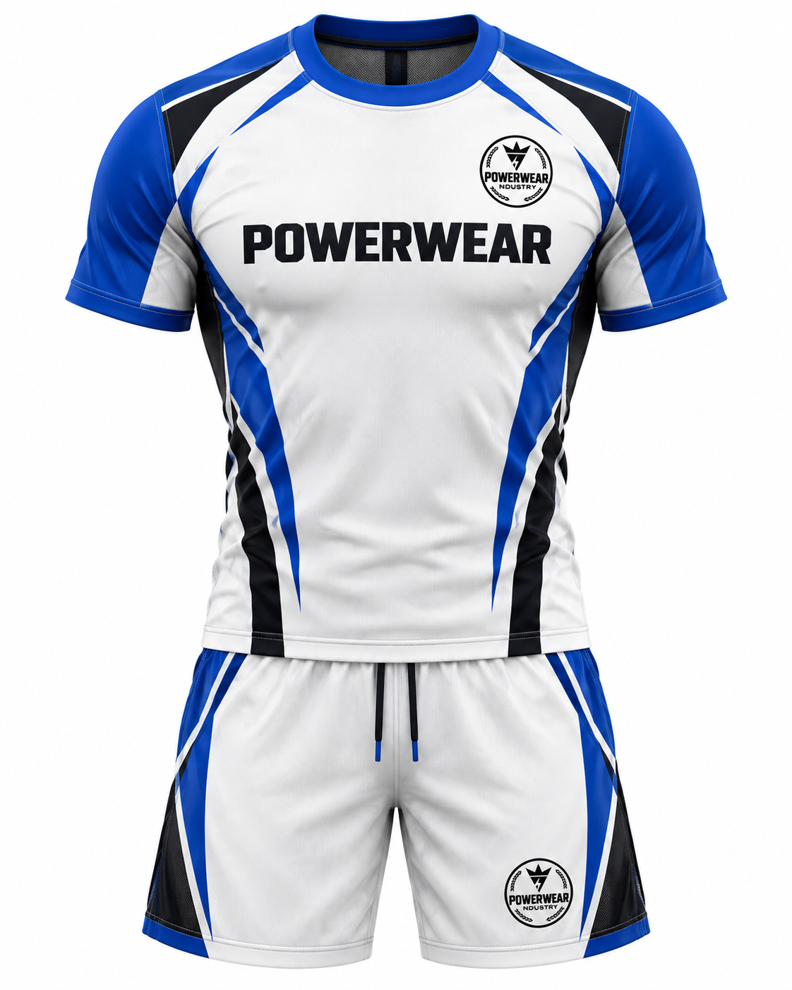 Wholesale Navy White Gym Training Set - Custom Manufacturing | Power Wear Industry