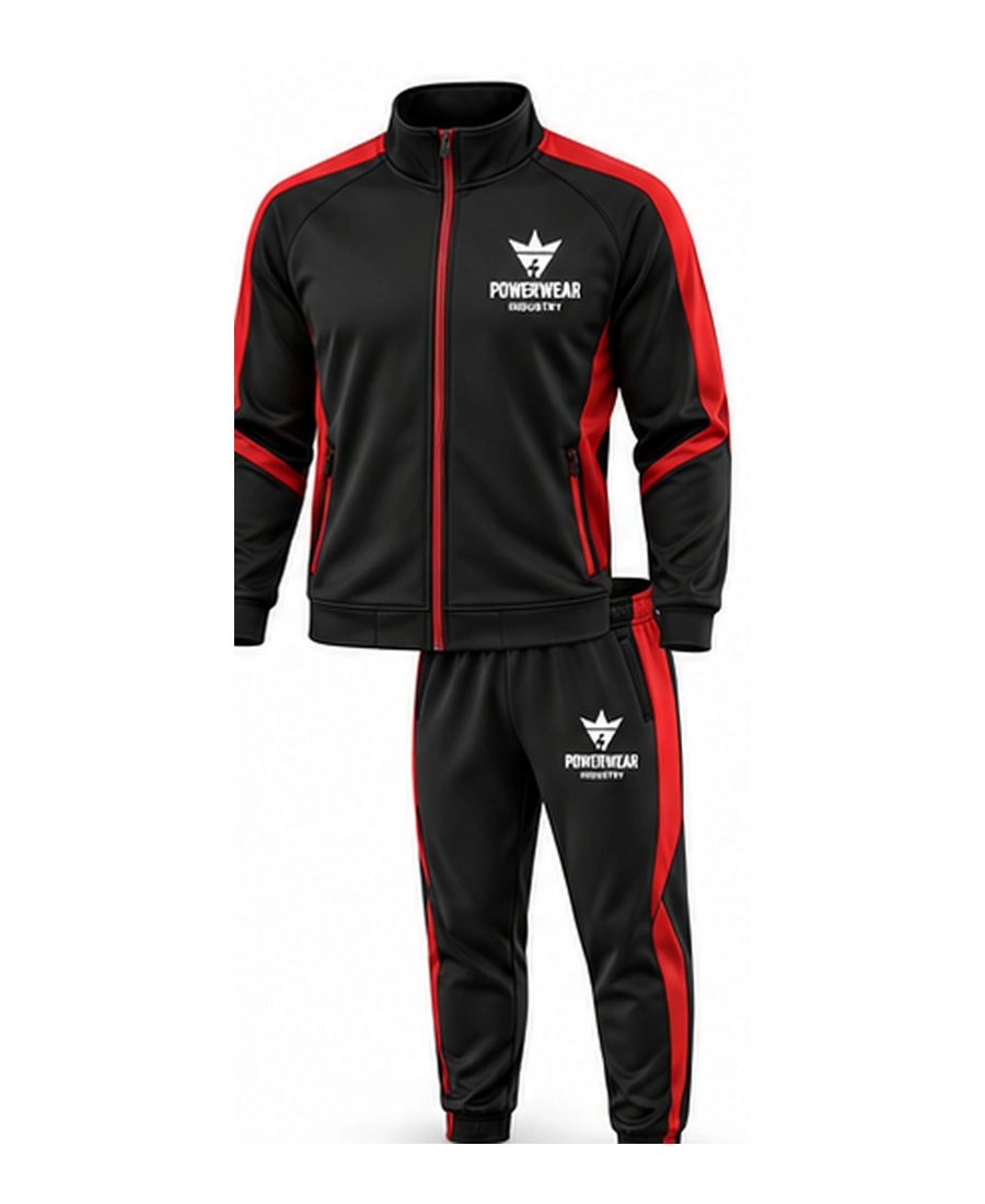 French Terry Breathable Active Loungewear Set by Power Wear Industry with branded crest