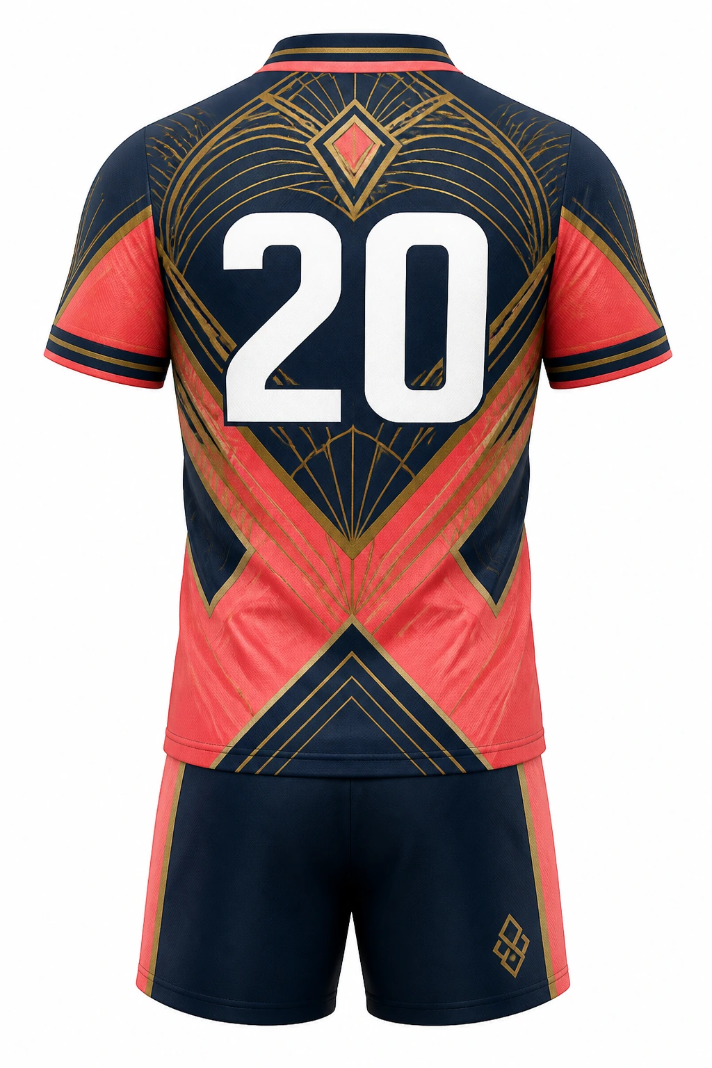 Custom Rugby Kit — Design 09 by Power Wear Industry — back view