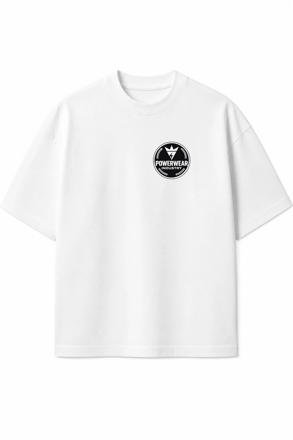 Custom Graphic T-Shirt — Design 02 by Power Wear Industry with branded badge