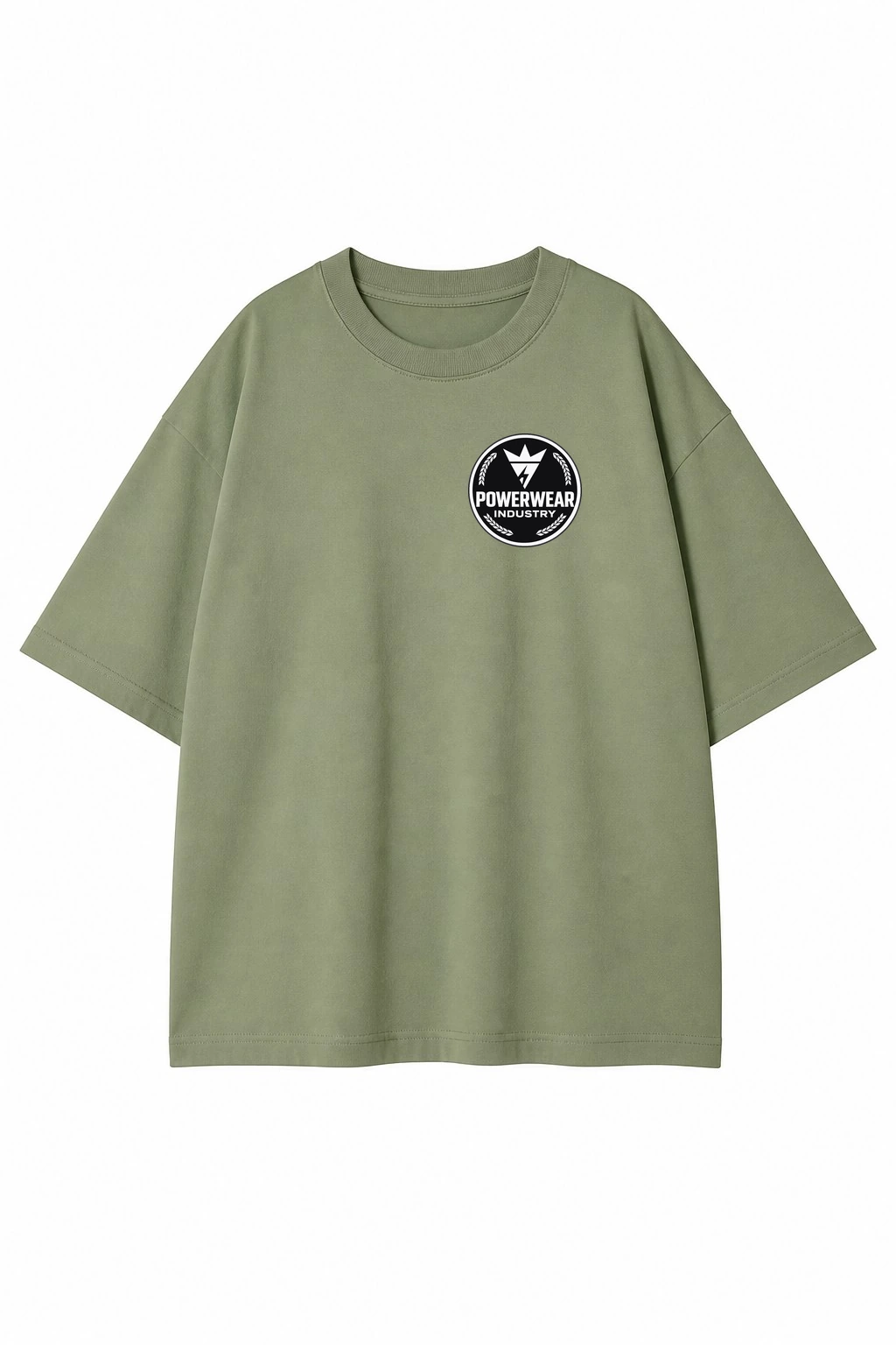 Custom Graphic T-Shirt — Design 06 by Power Wear Industry with branded badge