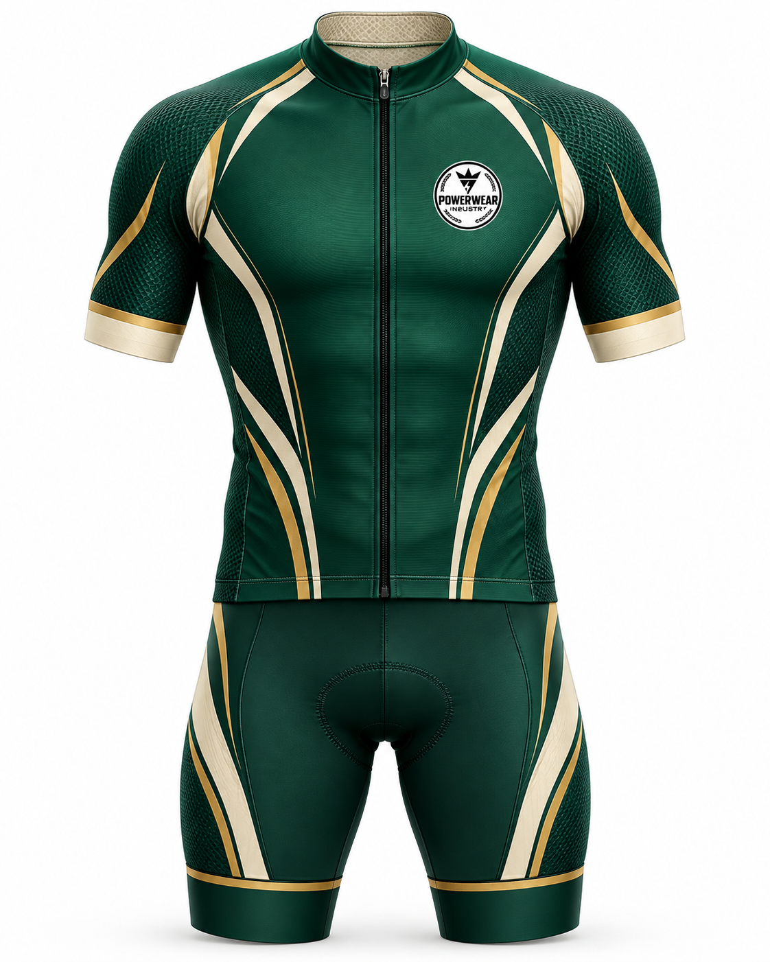 Emerald Gold Cycling Kit - Powerwear Industry
