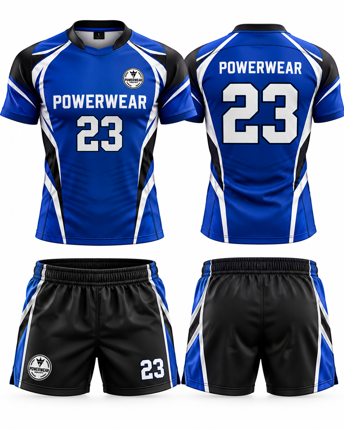 Royal Blue Rugby Uniform - Powerwear Industry